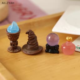 1/12 Dollhouse Mini Magical Academy Props Decoration Dollhouse Micro Scene Ornaments Dolls House Accessories Kid Toys