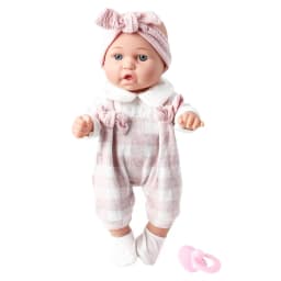 12inch 30cm Reborn Baby Dolls with Pink Clothes Pacifier Realistic Newborn Doll Vinyl Bebe Doll Toddler Children's Toy Kids Gift