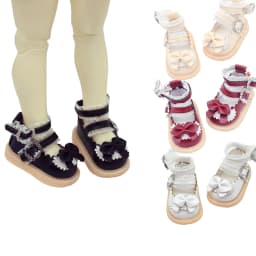Fits 30cm 1/6 BJD YOSD MYOU Doll Fashion White High Boots, Lace Shoes Toys Gift