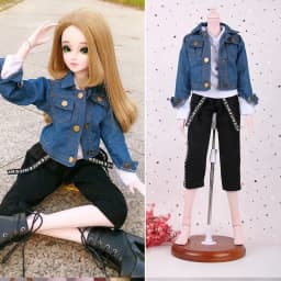 60cm Handmade Toy Dress Clothes Set for 1/3 23inch BJD Doll Accessory Collection
