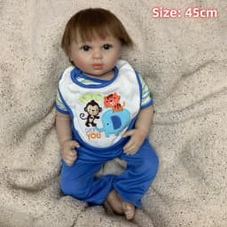 AWW! 18-20inch Reborn Toddler Doll 20inch Newborn Baby Doll Lifelike Bebe Realistic Doll Toy Boneca Brinquedo
