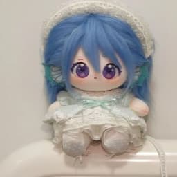 20cm Anime Game Xi Shi Honor of Kings Blue Hair Girl Soft Plush Body Dress Up Cotton Doll Stuffed Toys Cosplay Dolls Pillow Gift