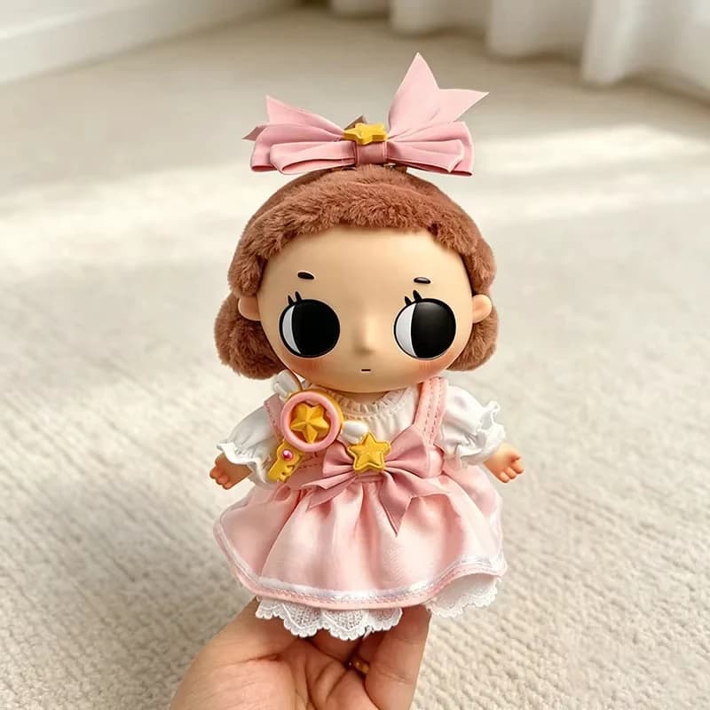 For 15-17cm Nyota doll Sakura princess skirt dresss For Labubu Dolls Skirt Doll Clothes Clothing