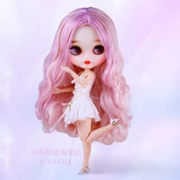New Designed Pearl White Elegant Party Dress Doll Clothes For Barbi ICY Blythe Licca Dolls Fashion Outfit Accessories