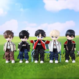 Multi Pocket Cargo Doll Pants With Strap Decor Elastic Waist Trousers 10cm Cotton Doll OB11 1/12 BJD Figure Outfit Accessories
