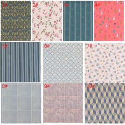 1:12 Scale 29*21cm Dollhouse Miniature Floor Wall Paper for Kitchen Bathroom Living Room Decoration