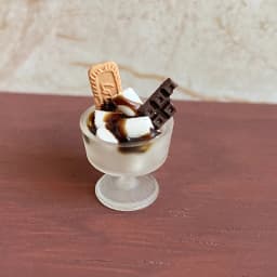1/12 Scale Mini Ice Cream Miniature Dollhouse Food Drink Milk Tea Dessert Model Pretend Play Kitchen For BJD Toy Accessories