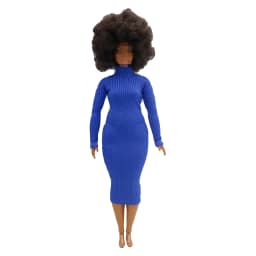 New 30cm 1/6 elasticity Long Maxi dress Daily Wear Accessories Clothes for Barbies doll