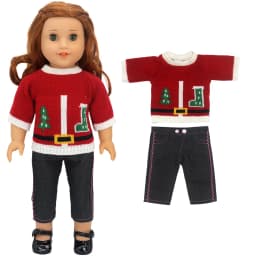 18 Inch American Og Girls Doll Clothes Coat Shirt Lace Skirt 43cm Baby Dolls Dress ChildrenToys Wear