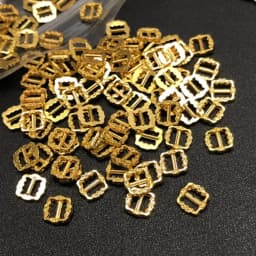 20Pcs Newest 6*6mm Mini Ultra-small Tri-glide Pattern Belt Buckle Doll Bags Buckles DIY Doll Buttons Shoes Clothes Accessories