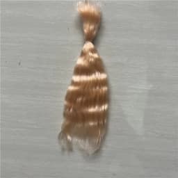 New Pure Mohair Reborn Baby Doll Hair With Tea Brown Coffee Colors Fit For DIY Reborn Baby Doll Wig Easy To Wash And Root