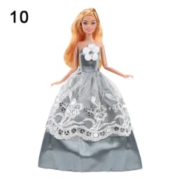 2024 Newest Doll Wedding Dress Fashion Casual Wear Girl Costume Clothes Handmade DIY Girl Gift 30cm Doll