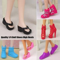 High Quality Quality 1/6 Doll Shoes Original 30cm Super Model Boots 10 Styles Female Doll Boots Doll Accessories