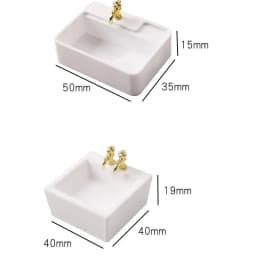 1/12 Dollhouse Bathroom Wash Basins Sinks Model Furniture Decoration Dolls Home Accessories