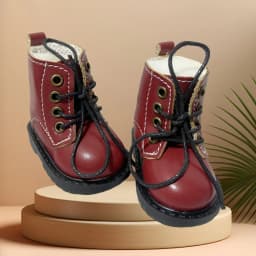 New 6.5cm Short Ankle Boots 1/4 Scale Doll Footwear for Mia Corolle Paola Reina Retro Lace-Up Sturdy Sole Fashion Gift Toy Shoes