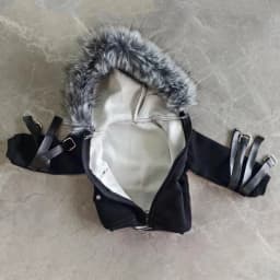New 1/3 Doll's Clothes for 73cm Male Bjd Doll Warm Winter Big Hair Collar Hoodie Coat Dress Up Toys Play House Doll Accessories