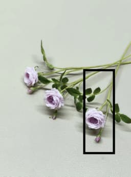 Handmade Clay Vine Plants Collection: Wisteria, Ivy & Rose Vine Miniatures with Lotus & Chrysanthemum for 1:6 Dollhouse Garden