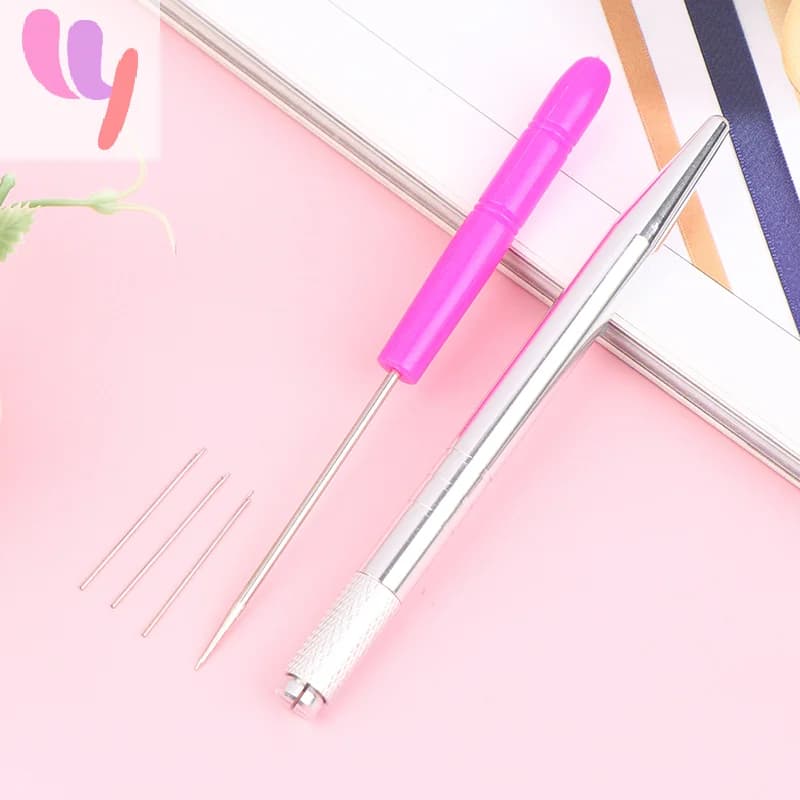 0.8mm DIY Doll Hair Reroot Needle Kit Repaint Baby Head Reborn Hair Rooting Tools Wig Making Supplies