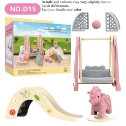 Forest Animal Family Dollhouse Furniture 1/12 Miniature Toys Girl Dolls Accessories Bedroom Bathroom Dollhouse Kit For Dolls
