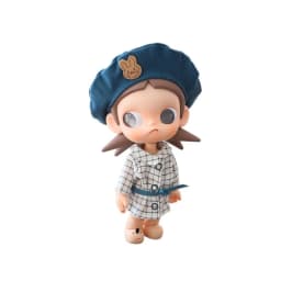Leather hat BJD doll with joint parts, Zsiga grandma-style octagonal hat doll eight-cornered hat plush toy doll leather hat cl
