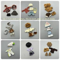 Accessories Casual Wears Elegant Dresses Humanoid Dress Up OB11 Clothes Set Handmade Cotton Cloth Princess Skirt DIY