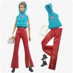 New styles clothes and dressess skirts suit coats for your BB FR dolls BBIKG735