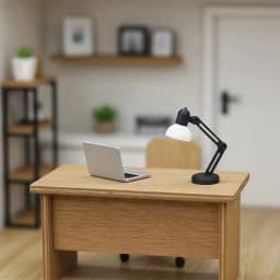 1Pcs 1/12 Miniature Dollhouse Lamp Elegant Design for Bedroom and Toy Decor