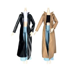 OL Style PU Leather Blazer Coat Suit for 1/6 30cm FR Babi Supermodel Doll