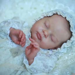 18 Inch Already Painted Kits/Unpainted Blank Kits Esenia Lifelike Reborn DIY Doll Parts With Cloth Body Collectible Art Doll