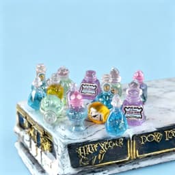 1:12 Dollhouse Miniature Magic Potion Bottles 10pcs Resin Retro Ornaments