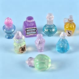 1:12 Dollhouse Miniature Magic Potion Bottles 10pcs Resin Retro Ornaments