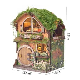 DIY Wooden Miniature Doll House Model Kits 3D Puzzle Dollhouse With Furniture for Friends Birthday Gifts Home Decoration Crafts