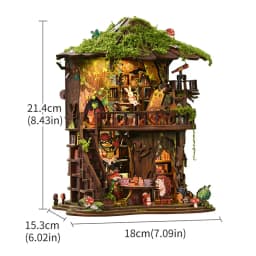 DIY Wooden Miniature Doll House Model Kits 3D Puzzle Dollhouse With Furniture for Friends Birthday Gifts Home Decoration Crafts
