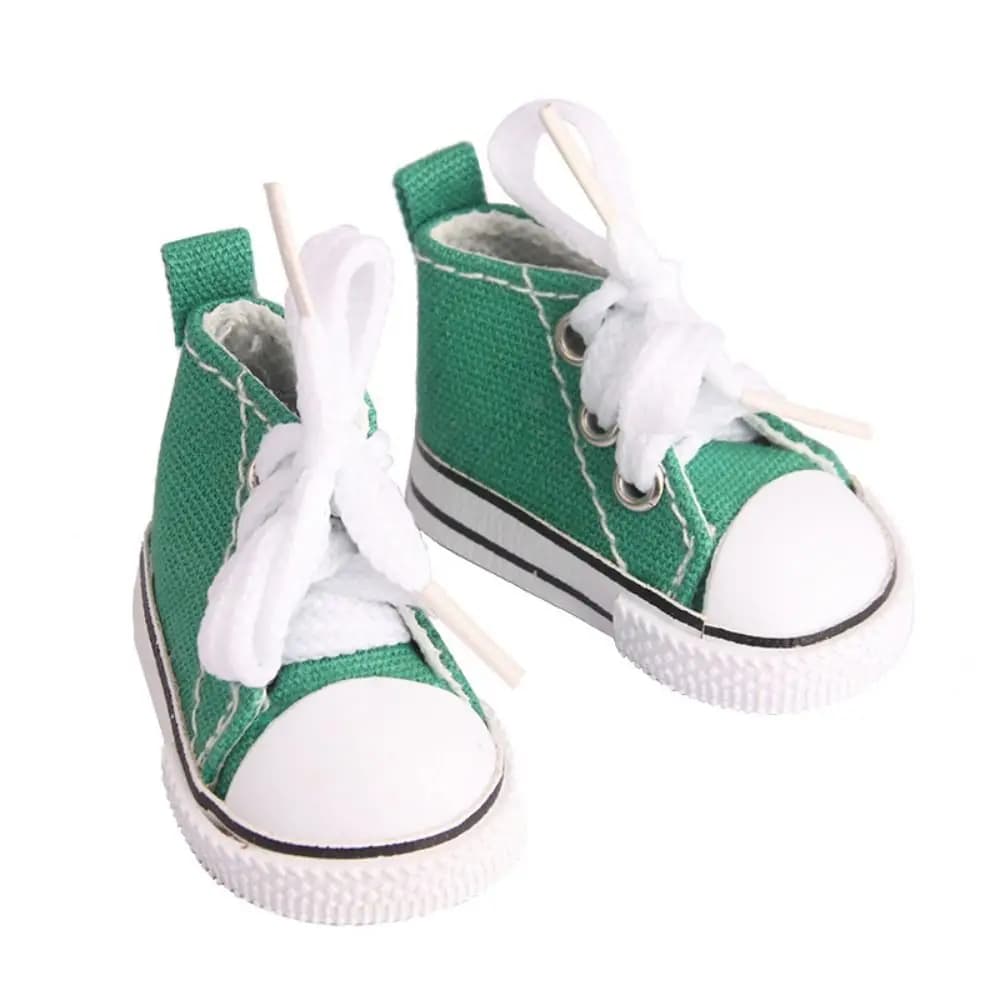 Handmade Cute Mini Canvas Shoes Mini Colorful Casual Canvas Shoes Kawaii 5CM Mini Casual Shoes Children