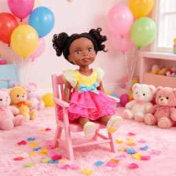 Cute 14" American Doll Clothes 4 Styles Pink Purple Princess Outfits + 3 Pairs 5CM Bow Shoes For 30-35cm Girl Nancy Girl Dolls