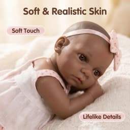 NPK 12 Inch Girl Doll Full Vinyl Body Bath Toy Simulation Play Doll for Birthday Gift Clearance Sale