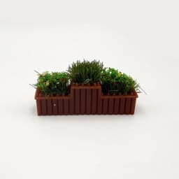 1:12 Scale Dollhouse Simulated Flowers 10 Colors Lifelike Flower Fence Decor Miniature Potted Plants Toys Doll House Decor
