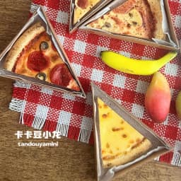 Hot Sale 1:6 Miniature Bakery Gift Set, Handmade Pizza Cookie Bread Matcha Box, Dollhouse Kitchen Pretend Play Dessert Decor
