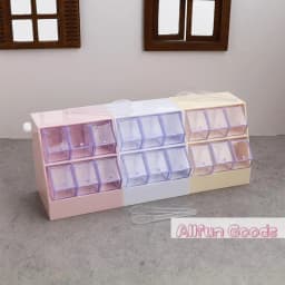 1/12 Dollhouse Simulation Candy Display Rack Drawer Cabinet Model Dollhouse Furniture Decoration Mini Supermarket Scene Ornament
