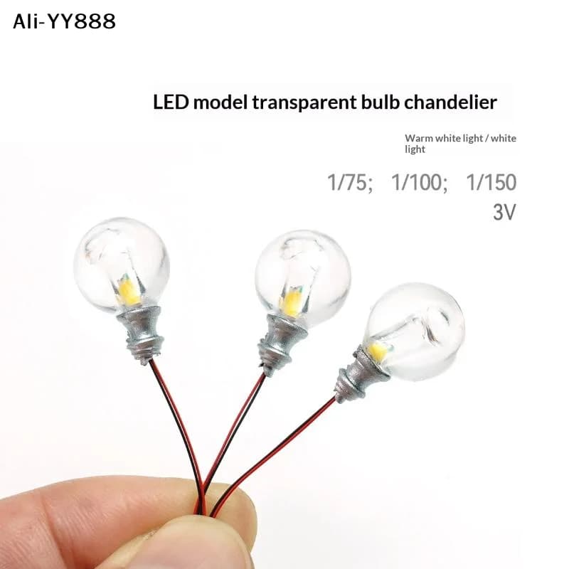 【A】5pcs 3V Miniature Led Lamp Model Lights For 1/87 1/100 1/150 Diy Model Making/Dollhouse Decor/Dioramas Supply/Micro Landscape