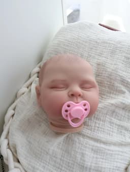 18-inch Resurrection Doll, Unassembled, Hand-Painted Hair, Separate Limbs, Handcrafted Toy