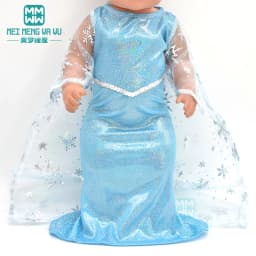 Clothes for Doll for 43cm New Born Doll Accessories Dresses Cloaks Boots Shoes