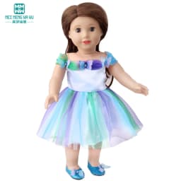 Clothes for Doll for 43cm New Born Doll Accessories Dresses Cloaks Boots Shoes