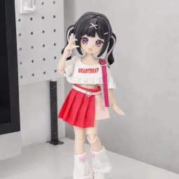 For Boxed Furry Kawaii JK Sailor Uniform For 1/12 1/8 BJD 6‘’ Dress up doll Romankey Gun Girl Mitian Outfit Clothes