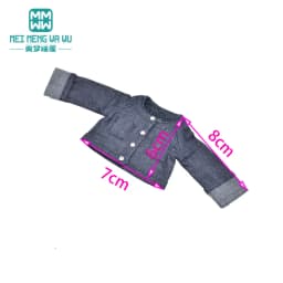 1pcs Blyth Doll Clothes Retro Dress, Plaid Skirt, Striped Lace Skirt for Blyth Azone OB23 OB24 1/6 Doll Accessories