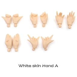 Blyth dolls hand set A&B for 1/6 joint body doll ICY DOLL five skin color white tan dark replaceable hands toy gift