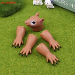 (HB05)Squirrel Finger Hand Puppet Novelty Toys For Kids Birthday Party Cosplay Plaything Gift