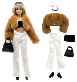 1 Set Cloth Doll Accessories Fashion Model Casual Wear Cool Clothes for 11.5 inch 30cm Doll Kids or Birthday Gift