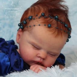 18 Inches Blank Vinyl Reborn Doll Kit Quinbee Sleeping Newborn Doll Molds Unpainted Doll Parts With Cloth Body