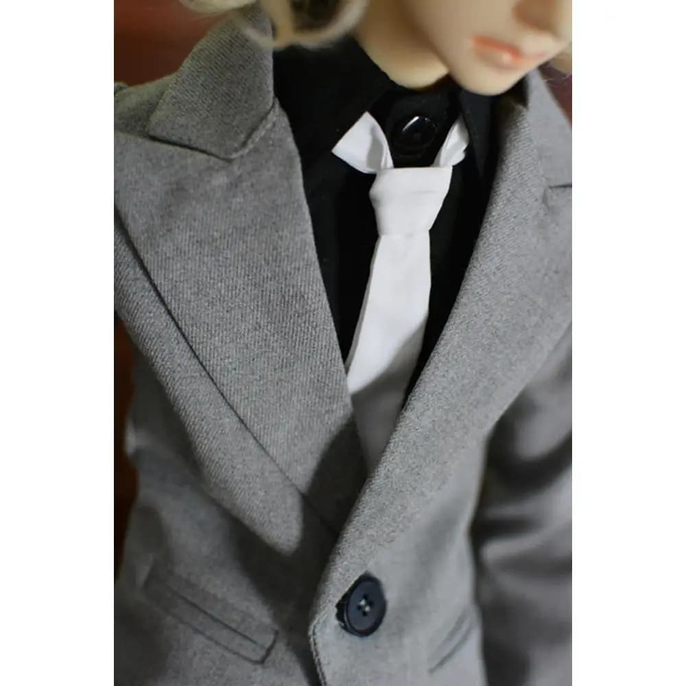 Wamami White Black Red Necktie Tie 1/3 1/4 SD17 Male BJD Dolls Dollfie Outfits